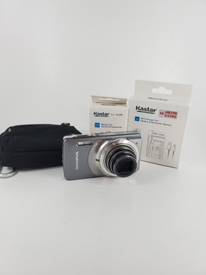 Olympus Stylus 7010 12.0MP w/new battery and charger - Works - Screen Issue