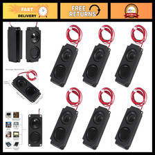 6pcs Mini Full-Range Speakers 5W 8 Ohm for Arduino DIY Projects JST-PH2.5mm Inte