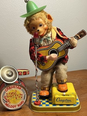 アルプス社　シンバルモンキー　ジョッコー 1950's Battery Operated Rock 'n' Roll Monkey ALPS Japan Tin Toy