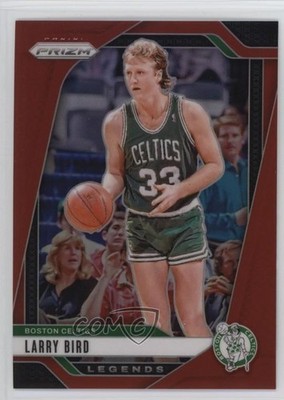 2024-25 Panini Prizm Legends Red Prizm 157/299 Larry Bird #299 HOF pe8
