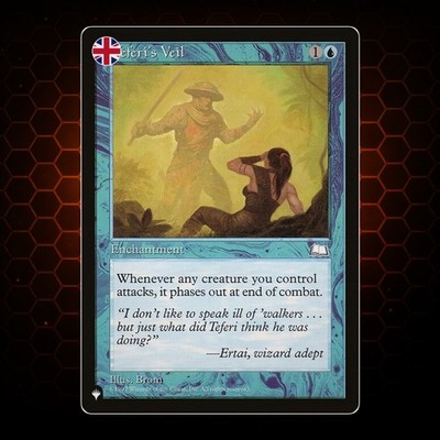 MTG - Teferi's Veil - PLST - EN - EX