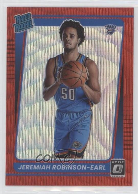 2021 Donruss Optic Rated Rookie Red Wave Prizm Jeremiah Robinson-Earl #170 0i1b