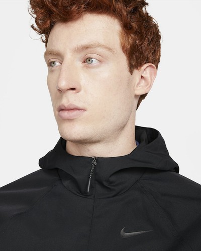 Nike Repel Golf Anorak Sz M Black 