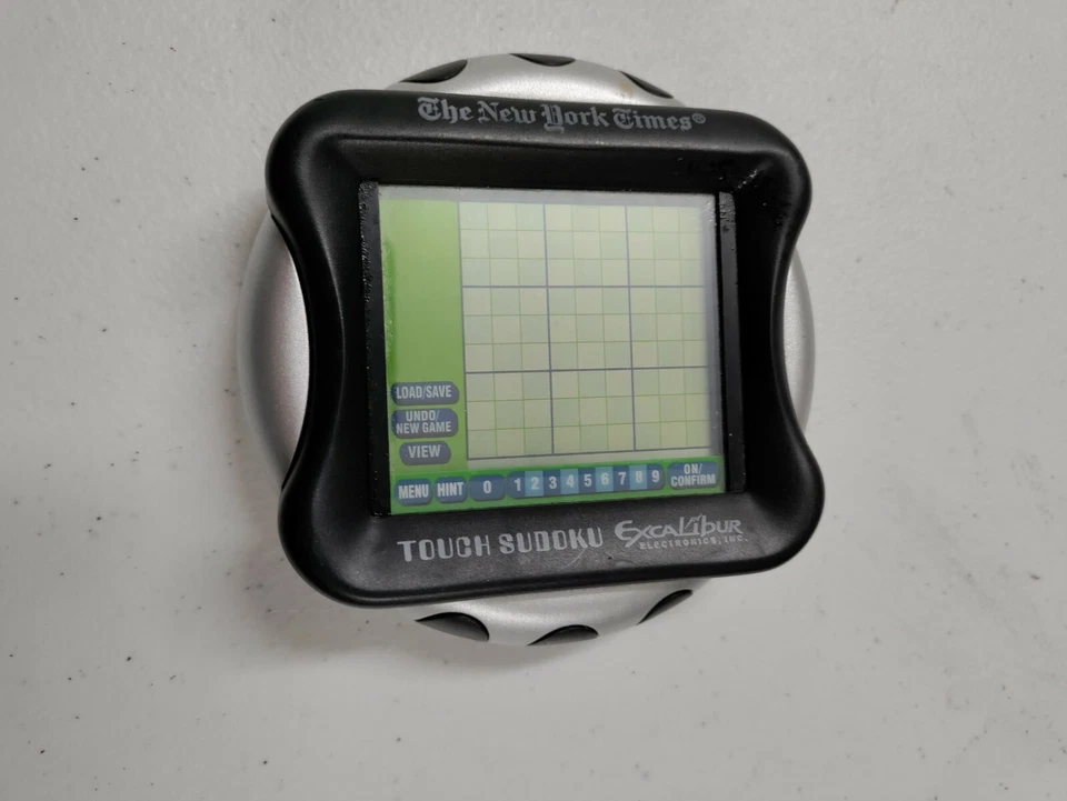 Sudoku Travel Puzzle Touch Screen Excalibur NY Times 53 2006 TESTED/Batteries  - Image 2 of 4