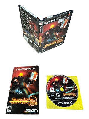 Sony PlayStation 2 PS2 CIB COMPLETE TESTED Shadow Man 2econd Coming Second