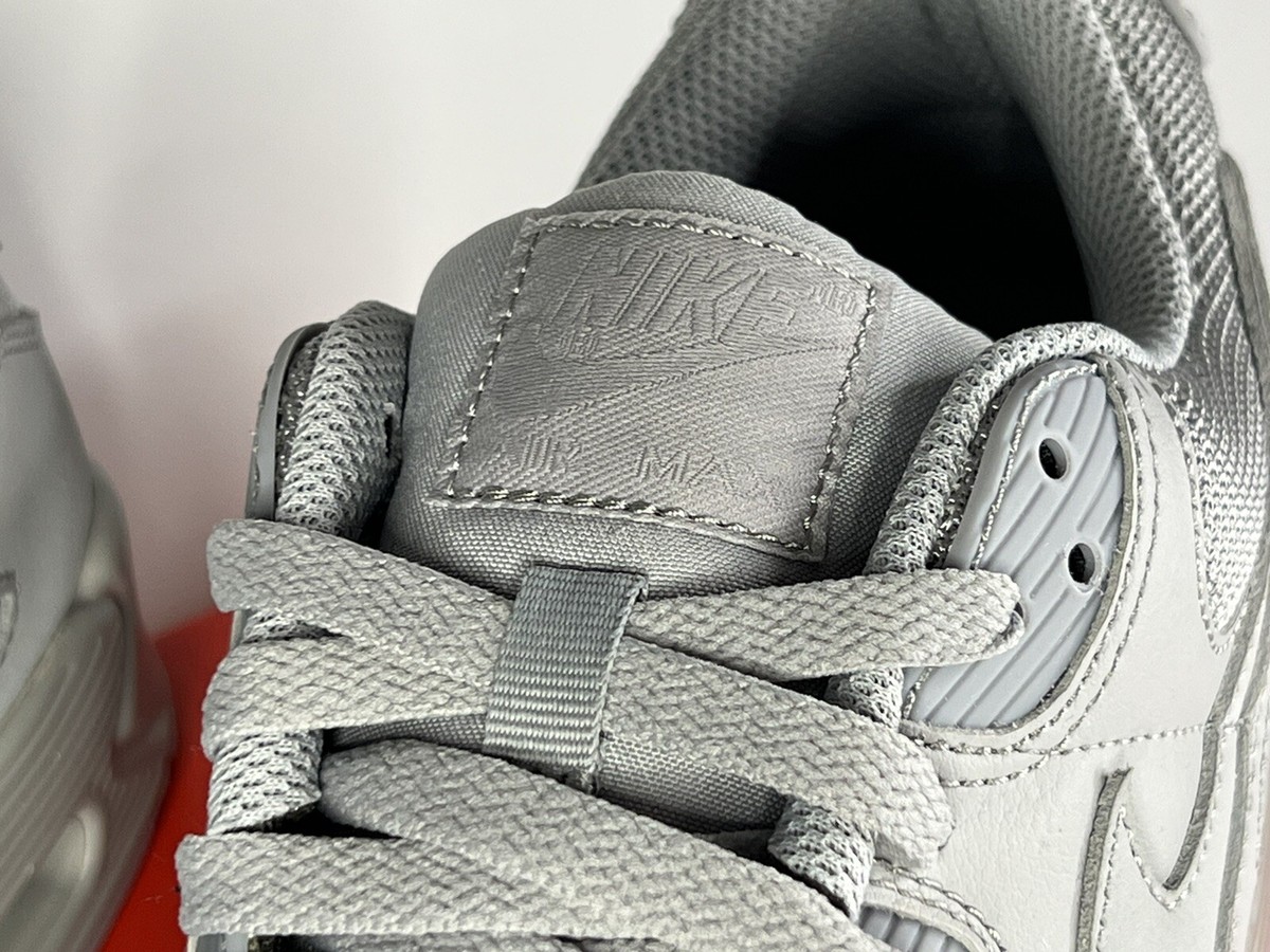 Nike Air Max 90 Shoes Recraft Triple Wolf Gray [CN8490-001  display picture 2