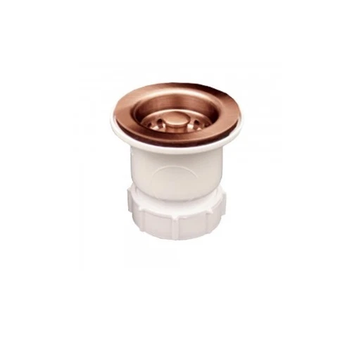 Whitehaus WC2BASK-ACO 2-Inch Basket Strainer, Antique Copper