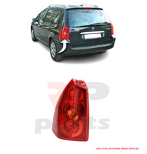 FOR PEUGEOT 307 2001-2005 NEW REAR TAIL LIGHT LAMP KOMBI RED LEFT LHD 6350Q6
