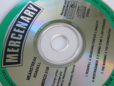 MEANSTREAK Roadkill CD 1988 FEMALE THRASH MEGA RARE ORIG