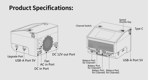 HOTA S6 AC/DC Charger - Bild 8 von 9