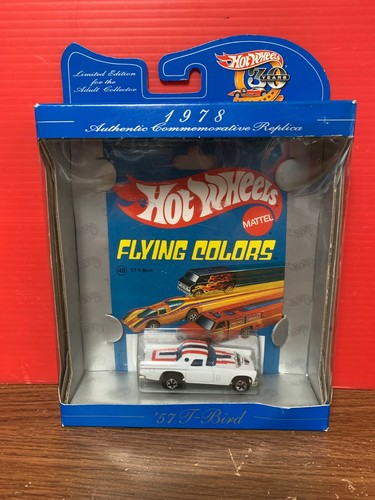 1997 Mattel Hot Wheels 1978 Flying Colors 57 T-Bird 30 Yr Commemorative ...