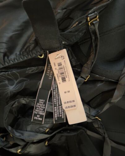 Victoria’s Secret Very Sexy Satin Jacquard Lace-Up Strapless Teddy Lingerie M - Picture 2 of 5