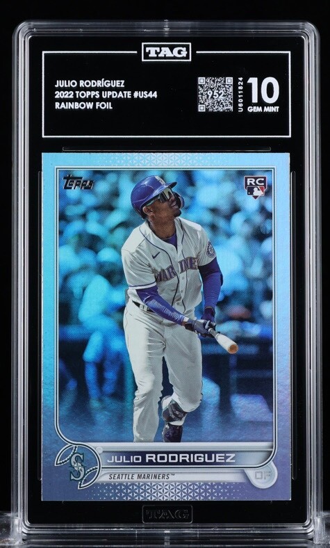 PSA 10 Gem Mint Baseball Card 2022 Topps Update Julio Rodriguez