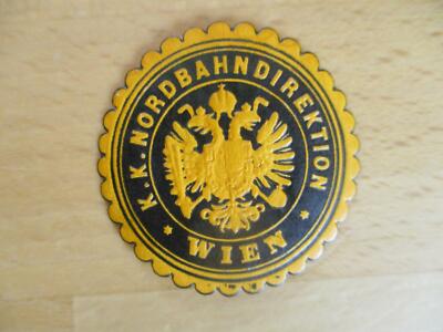 (35853) Siegelmarke - K.K. Nordbahndirektion Wien