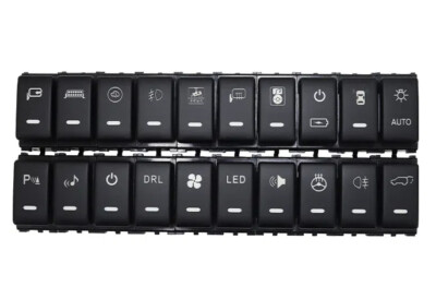 Amber Dashboard Control Switch Button For Nissan Patrol Titan Pathfinder Navara