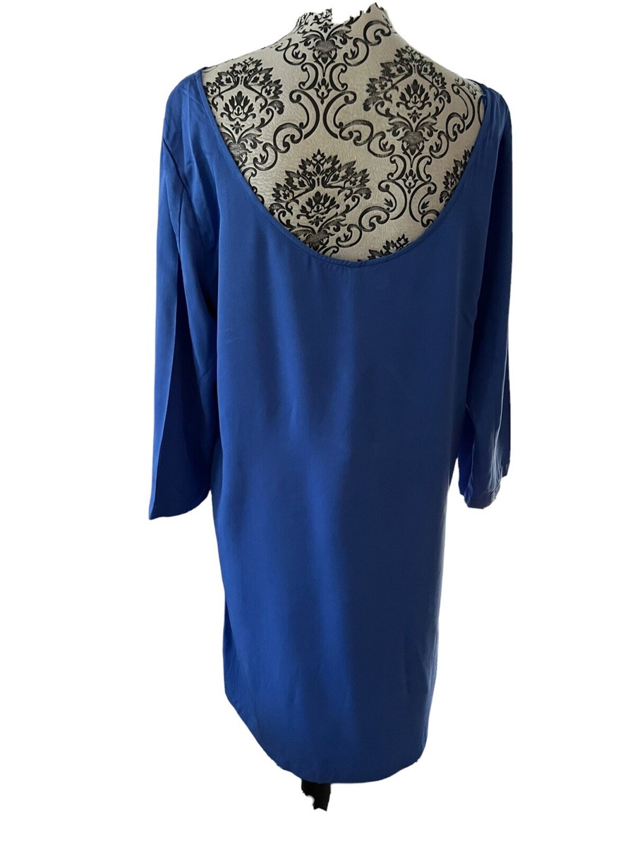 mng casual dress by Mango Women’s XL 3/4 Sleeves Lightweight Blue Relaxed Fit Formal dress Princess Dusky Lilac Bridesmaid Size:Womens 34 no:Z026403