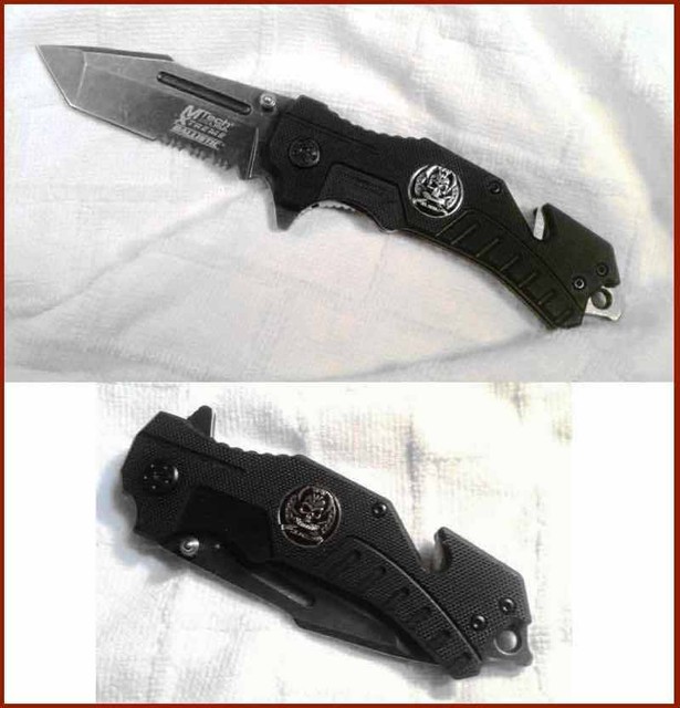 Tactical Spring Assist Knife Glass Breaker + 75' Nylon Cord 95 Lb Test Load eBay