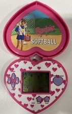 1995 BARBIE For Girls Portable Arcade LCD MOUNTAIN BIKE Hand Held Game. Bx5 image