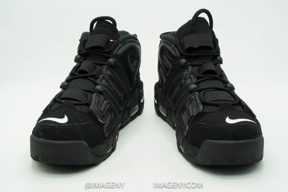 NIKE AIR MORE UPTEMPO USED SIZE 10 SUPREME SUPTEMPO BLACK NIKE AIR MORE UPTEMPO USED SIZE 10 SUPREME SUPTEMPO BLACK