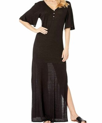 padma black dress Emilia Wickstead Preloved Padma Off-Shoulder Midi Dress in Black Polyester