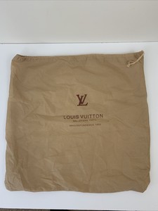 Vintage Louis Vuitton 100% AUTHENTIC Large Boot Purse Dust Bag Cover 19âx19â | eBay