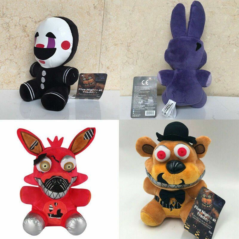 Bonecas de pelúcia Five Nights At Freddy's FNAF jogo de terror de pelúcia  brinquedo macio