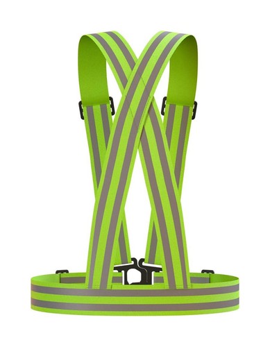 Neon Yellow Reflective Safety Vest 2-pack – Lightweight, Adjustable, and Elastic - Picture 3 of 8