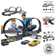 Exciting Slot Car Race Track for Kids – Electric Powered with Safety Features