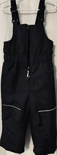 SKI BIB Kids Size 3T Black Insulated Swiss Tech Adjustable Straps EXCELLENT