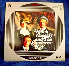 BUTCH CASSIDY AND THE SUNDANCE KID VIDEO LASERDISC "PG" 1981 110 MIN EXT. PLAY