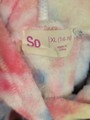 So XL 14/16 Girls Youth White Tie Dye Sweatpants /hoodie elastic waist & ankles - Picture 4 of 8