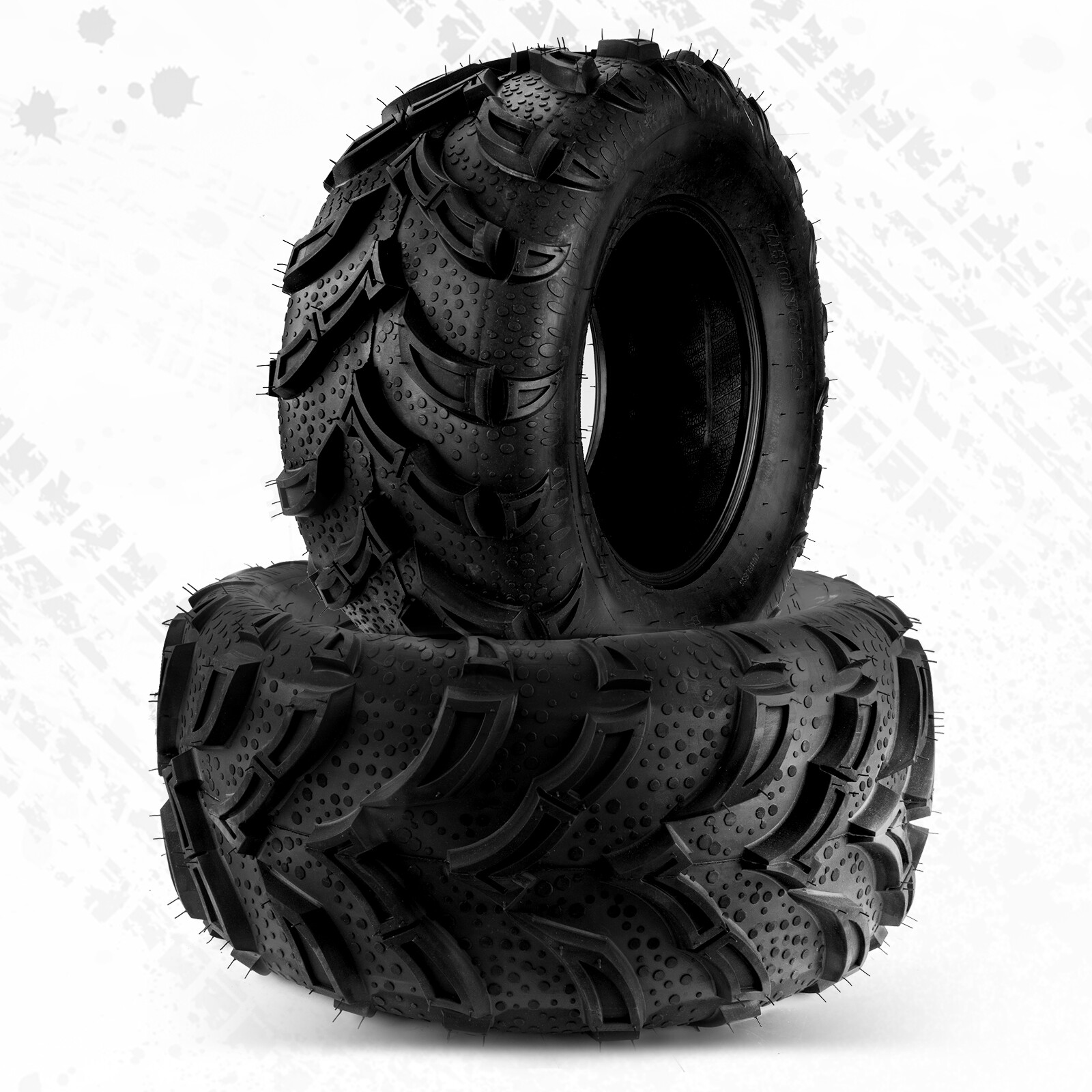 25x1012 ATV Tires 25x10x12 Heavy Duty 6Ply UTV Tire Replacement Tyres eBay