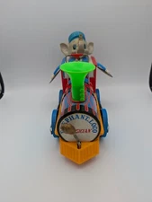Vintage Modern Toys Tin Litho & Plastic Elephant Loco Musician Train Engine