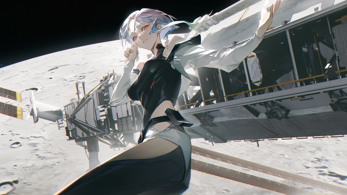 Anime girls cyberpunk edgerunners lucyna kushinada moon Play