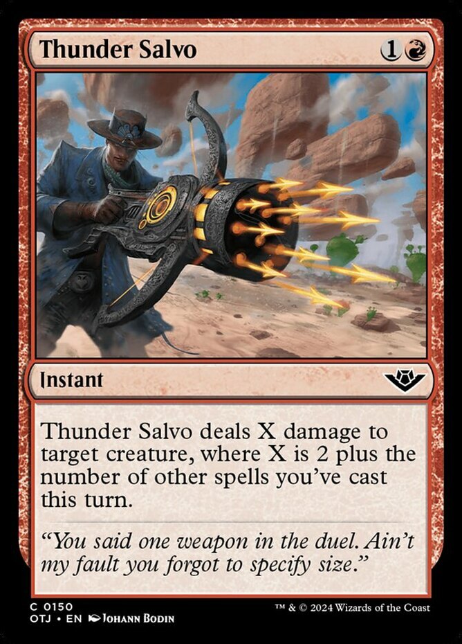 Thunder Salvo Light Play, English Magic the Gathering MTG Outlaws of Thunder Juc | eBay Thunder Salvo Light Play, English Magic the Gathering MTG Outlaws of Thunder Juc | eBay