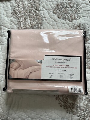 Modern Threads TOP SHEET ONLY Pink Queen Top Sheet (never Used)