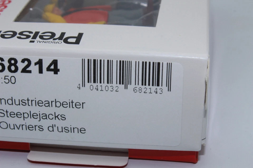 Preiser 68214 Worker 6 Figures for Diorama 1:50 New in Original Packaging - Image 2 of 3