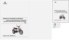 Manuale officina ITALIANO Piaggio Liberty 125 200 E3 2008 223 pagine