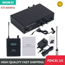 ANLEON-S2 670-680MHz in Ear Monitor System Wireless IEM System for Stages pe66