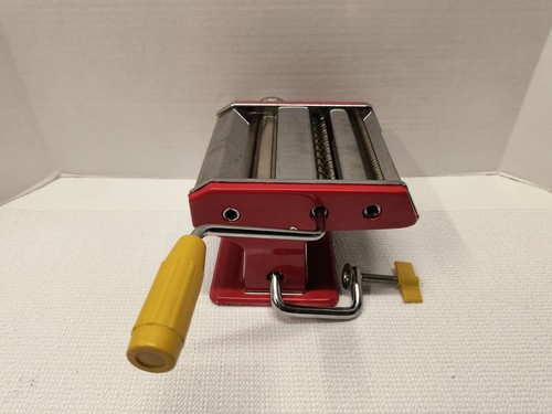 GOURMEX PASTALUX Pasta Machine Red w/Table Clamp Spaghetti, Lasagna, Noodles NEW - Bild 8 von 8