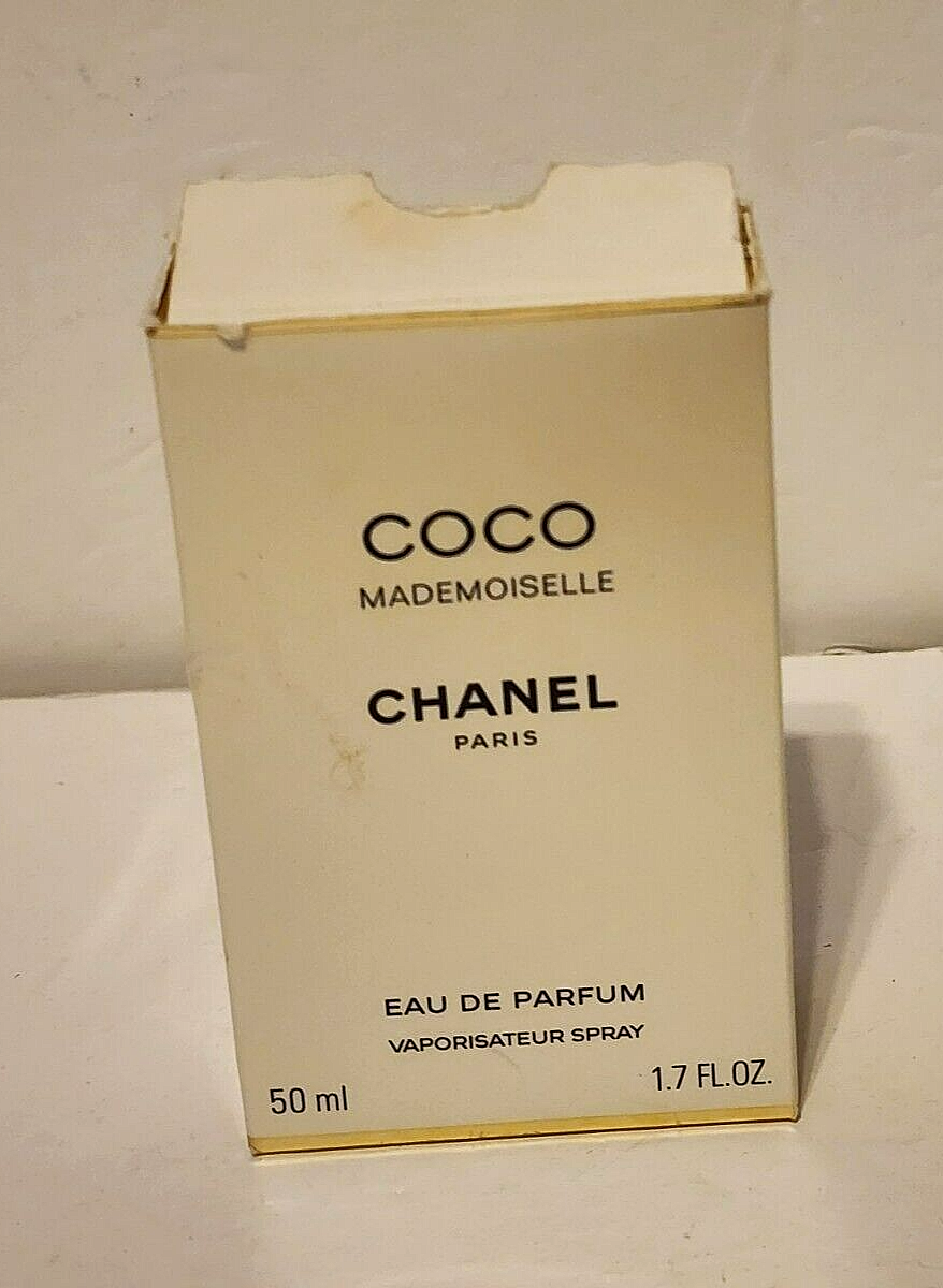glass bottle Coco Mademoiselle Chanel Paris Eau De Parfum 1.7 fl