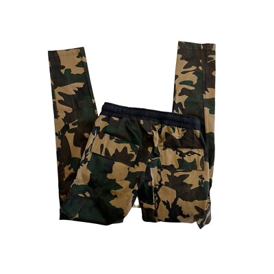 Mnml Pants Mens Size Medium Cargo Drawcord II Camo Print Joggers