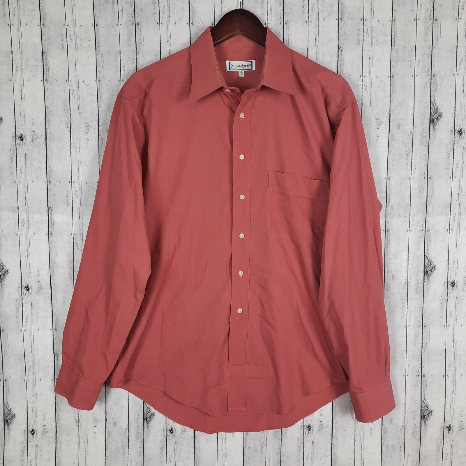 Camicia elegante vintage Yves Saint Laurent uomo 16 34 35