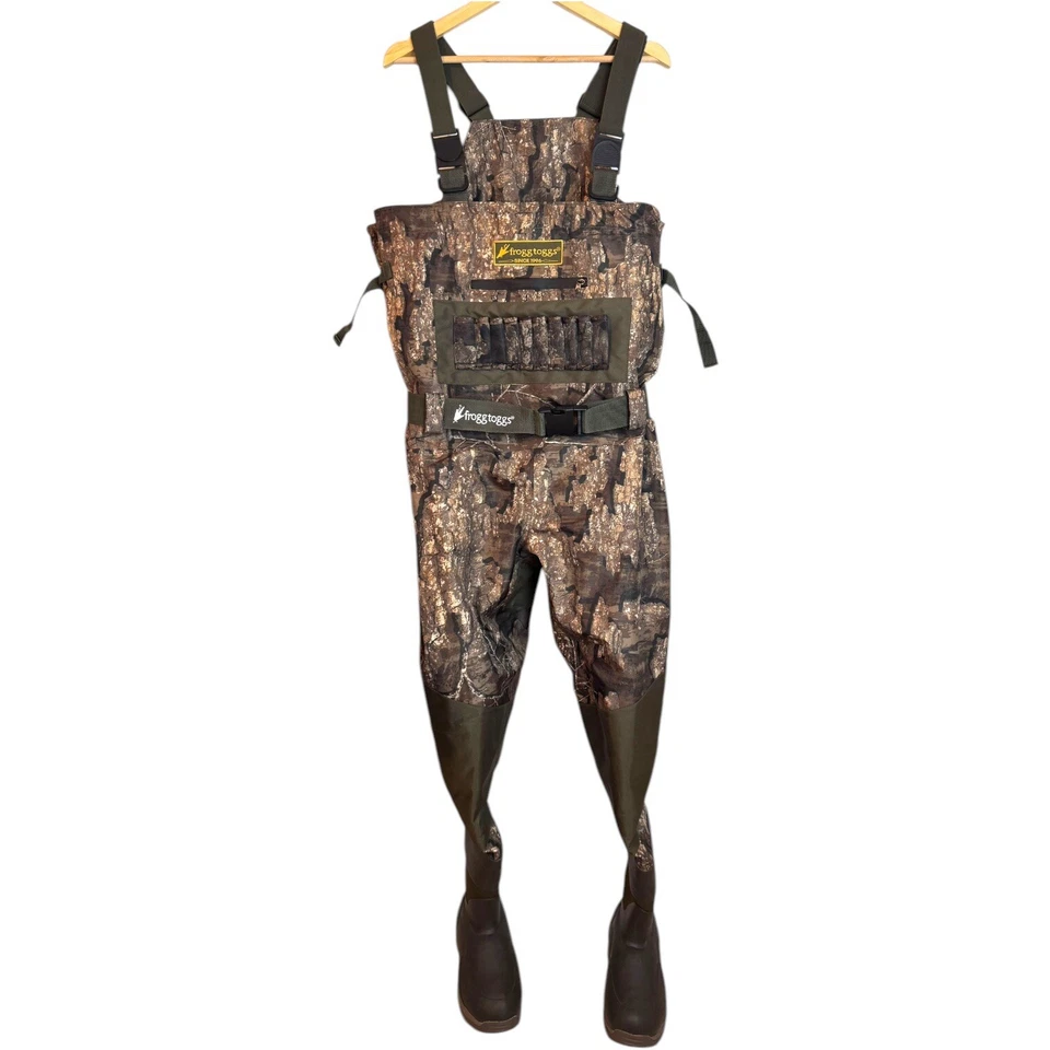 Frogg Toggs Grand Refuge 3.0 BF Wader Realtree Legacy Camo 1200  Thinsulate SZ 7 - Image 2 of 4