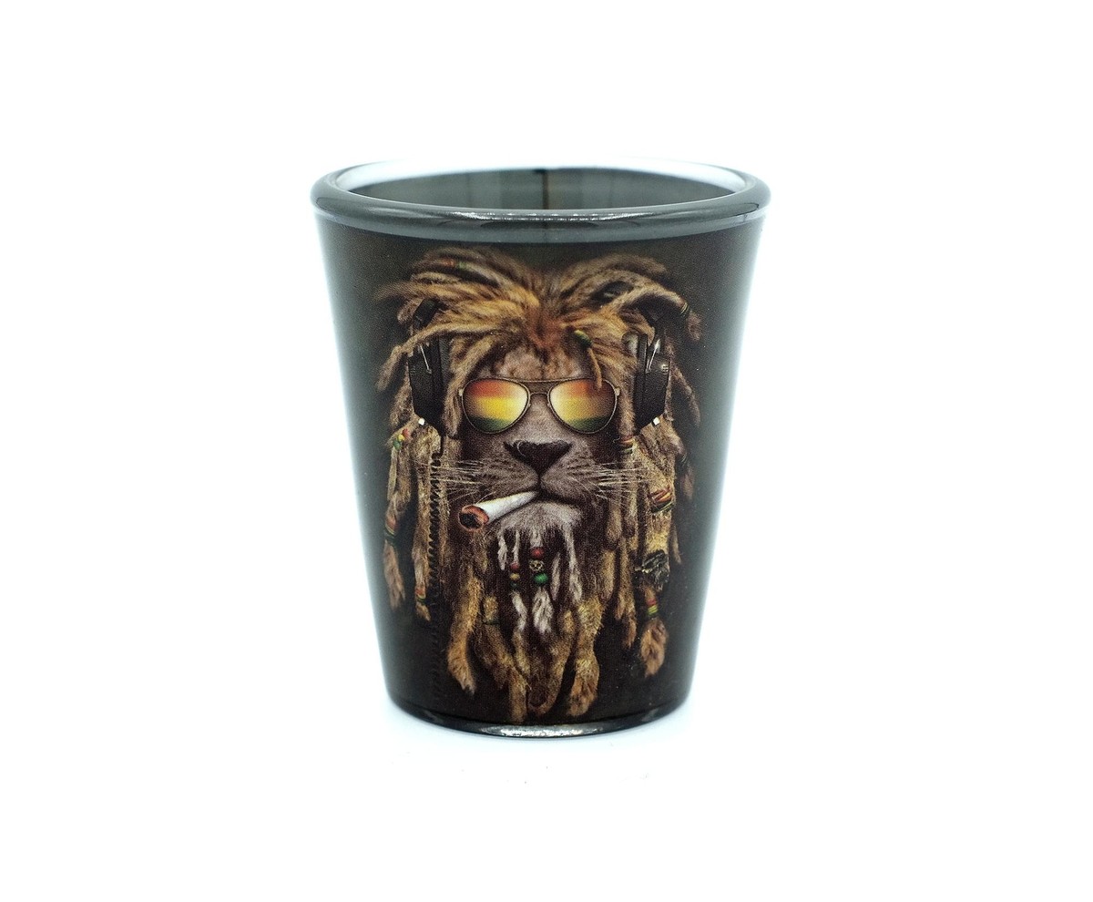 2oz Lion Portrait Shot glass 2oz Lion Portrait Shot glass