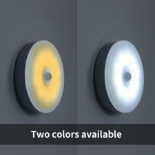 LED Motion Sensor Under Cabinet Closet Light USB Rechargeable Kitchen Lamp