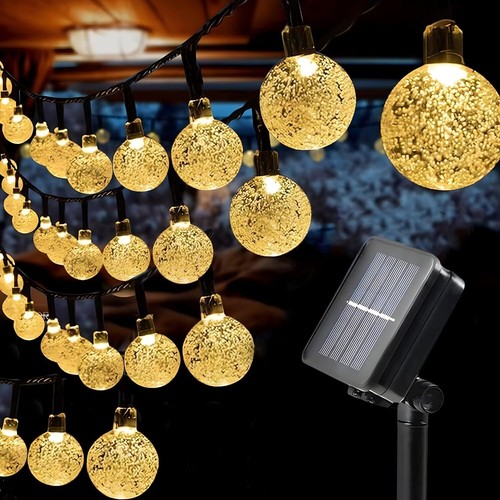Solar Fairy String Lights 100/200/500 LED Garden Outdoor Christmas Party Decor - Picture 12 of 41