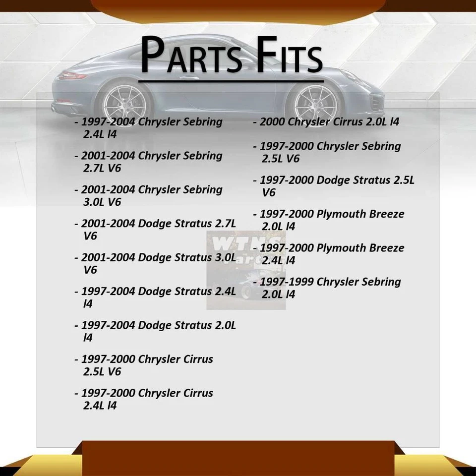2x Brazos de control superiores traseros para Dodge Stratus 2004 2003 2002 2001 2000 1999 1998 Foto 2 de 4