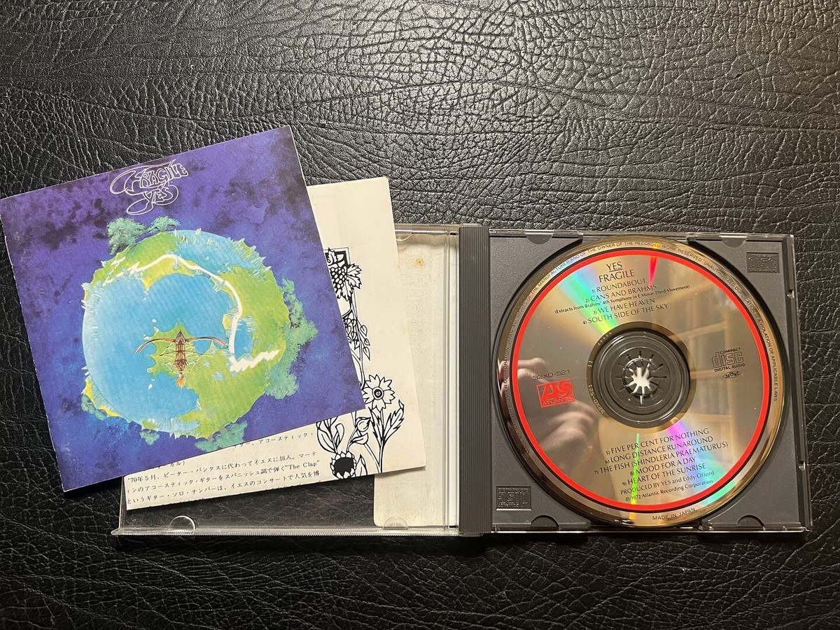 ズーカラデル　ACTA　CD YES fragile JAPAN CD 1986 W/OBI 3200yen 32XD-521 Prog Rock