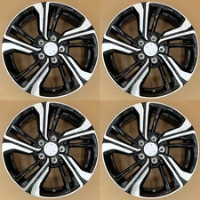 For Honda Civic OEM Design Wheel 17" 2016-2021 Set of 4 Machined Black Rim 64099